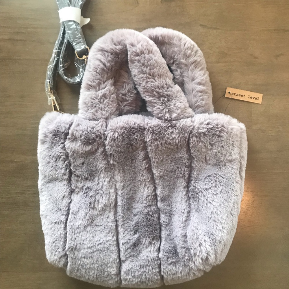 Faux Fur Handbag